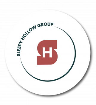 Logo of Sleepy Hollow Group (white)
